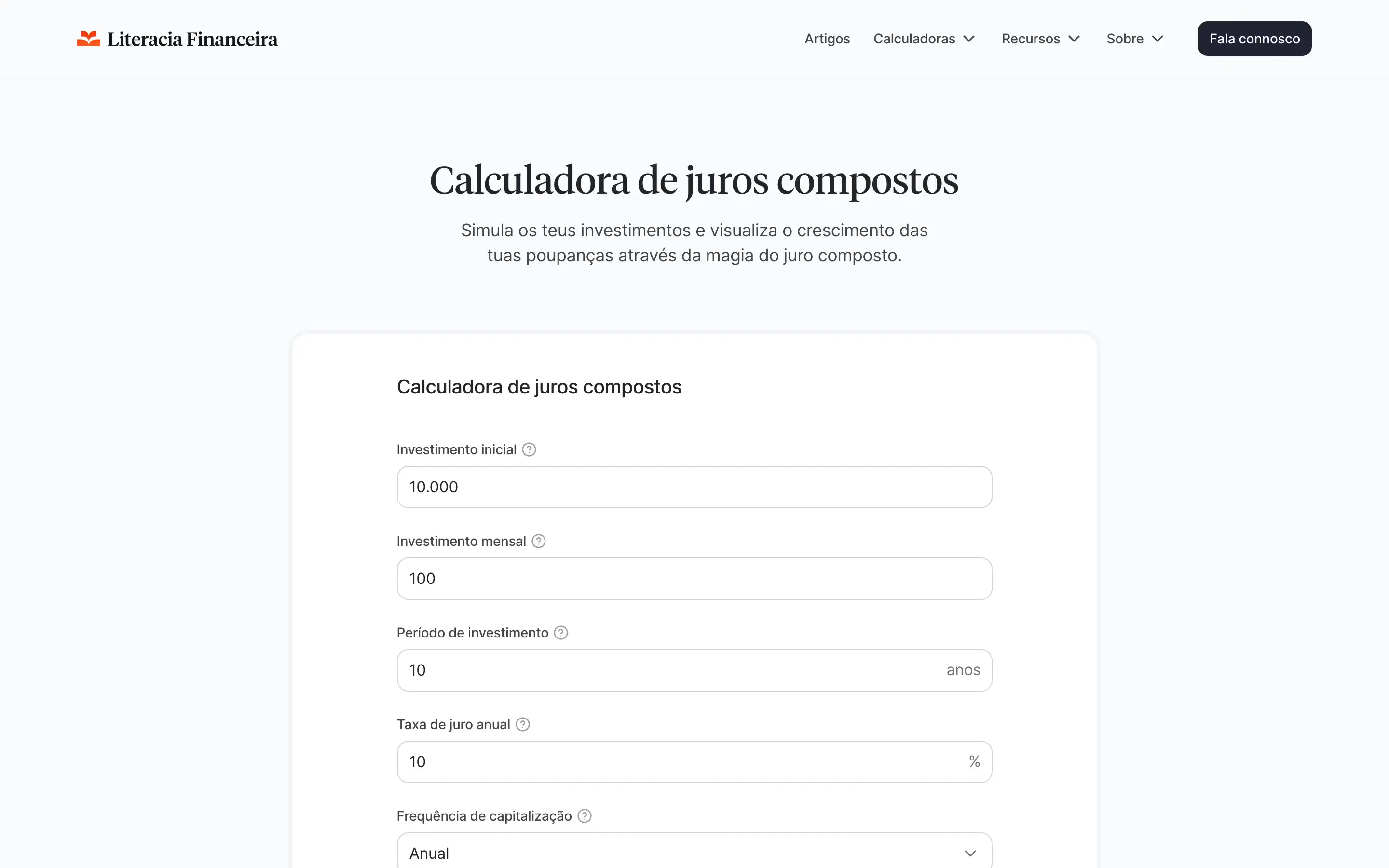 Literacia Financeira, detail 1
