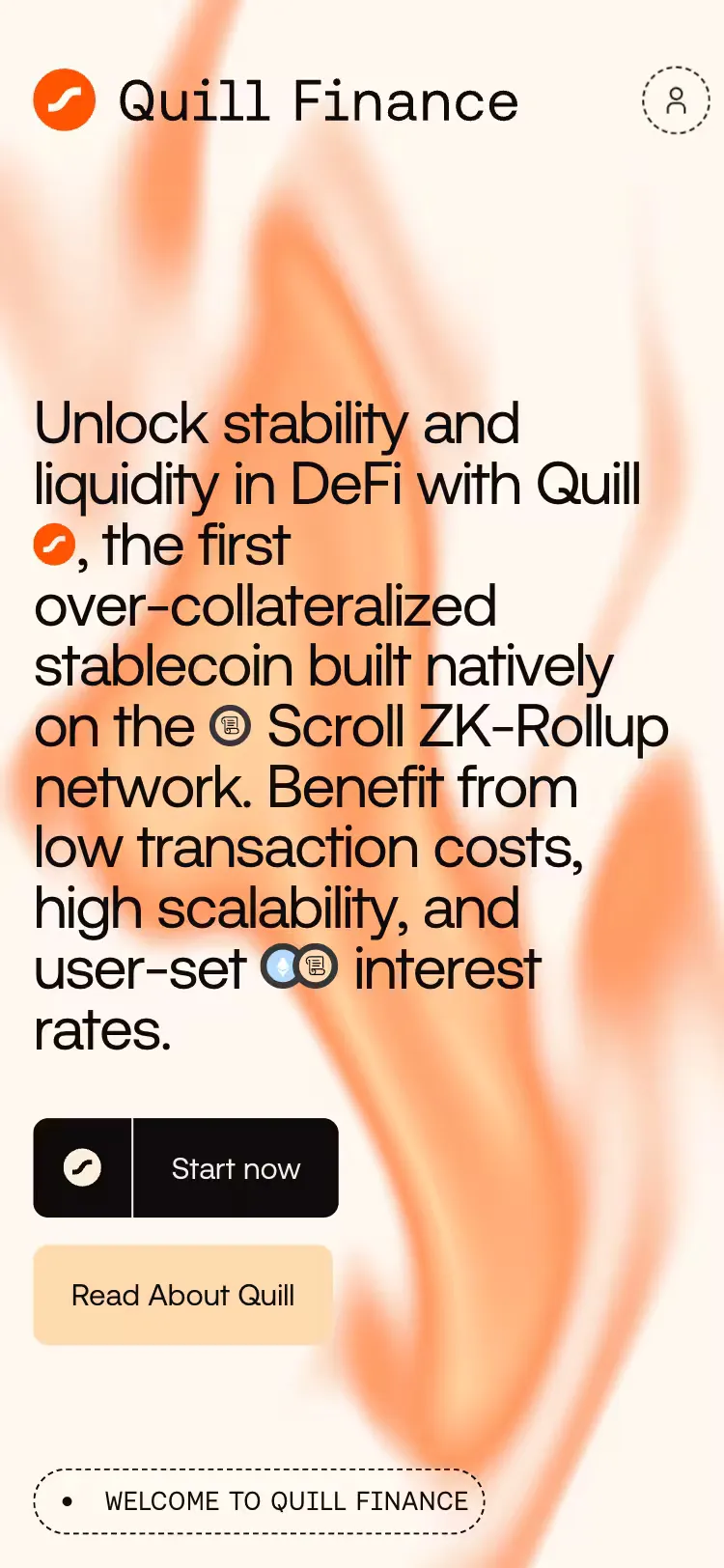 Quill, mobile screen 1
