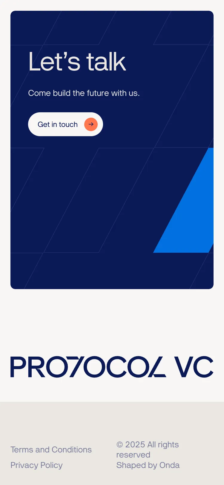 PL Ventures, mobile screen 4