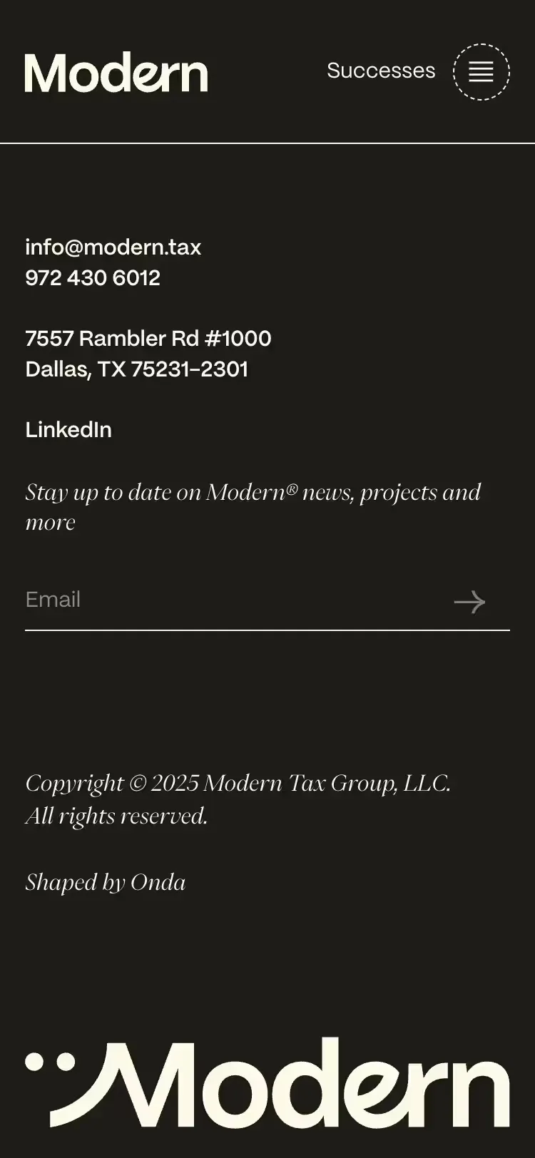 Modern Tax, mobile screen 8