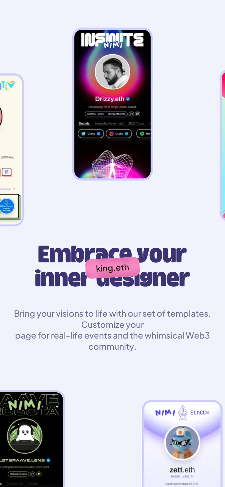 Nimi, mobile screen 12